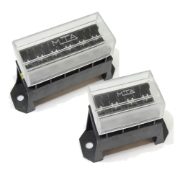 Standard Blade Fuse Holder | Raised Surface Mount | Axial Exit (Bottom)