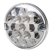 DBG Valueline 95 Round LED Signal Light | 95mm | Fly Lead | Front Position/Indicator | Clear - [386.004]