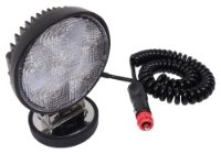DBG Valueline 6-LED Round Work Light w/ Magnet | Flood Beam | 950lm | Fly Lead | Pack of 1 - [711.001M]