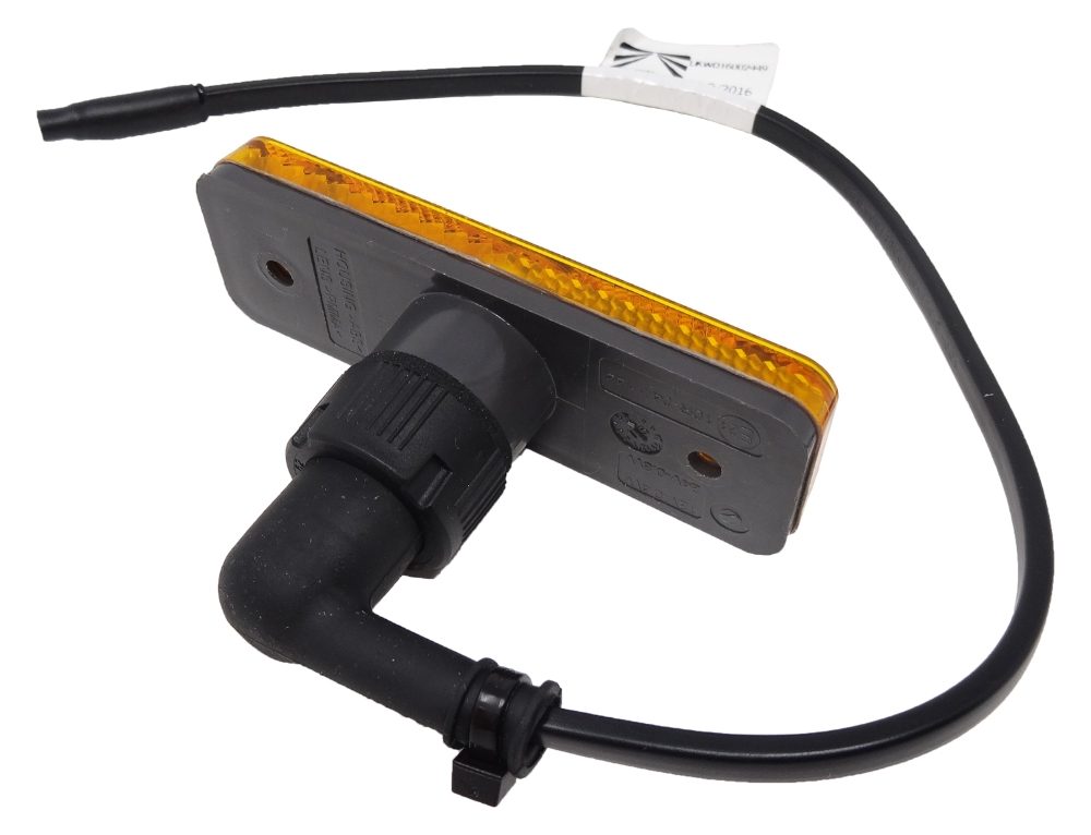 Aspock 31-2219-017 FLATPOINT I LED SIDE MARKER Light with REFLECTOR (0.3m Flat Cable) 12V