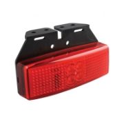 LED Autolamps 1491 Series LED Rear Marker Light w/ Reflex & Bracket | Fly Lead [1491RM]