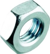 DBG M8 Half Lock Nut - Zinc Plated Steel - Pack of 200 - 1025.5373/200