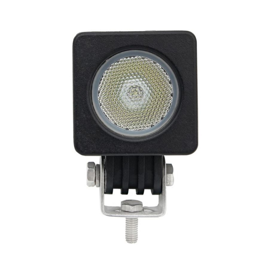 DBG 1-LED Compact Square Work Light | Flood Beam | 900lm | Fly Lead | Pack of 1 - [711.043]