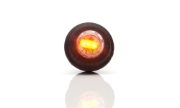 WAS W80 LED Side (Amber) Marker Light | 29mm | Fly Lead - [670]