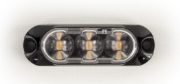 Redtronic GECKO3 Horizontal Series 3 LED R10 Red Directional Warning Module | 12V - [G3HSR0CB]