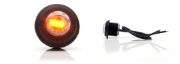 WAS W80 LED Side (Amber) Marker Light | 29mm | Fly Lead + Superseal - [670SS]