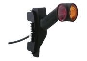 Vignal DXLC8 LED RIGHT End Outline Marker w/ Side for LC8 Rear Lamps | 0.5m Fly Lead + P&R [D13035]