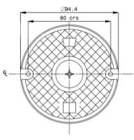 LITE-wire/Perei 95 Series 95mm Round Stop/Tail Lamp | 90° Econoseal | 24V - [SL9RA/24V]