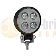 LED Autolamps 9012 Compact Round 4-LED 800lm Work Flood Light 12/24V - 9012BM