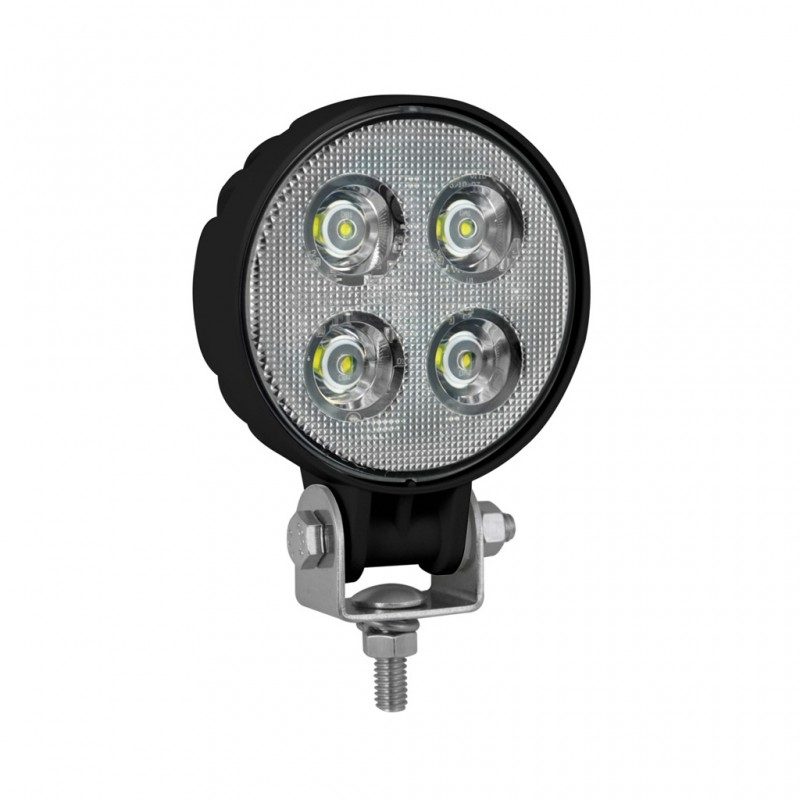 LED Autolamps 9012 Compact Round 4-LED 800lm Work Flood Light 12/24V - 9012BM