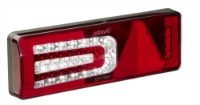 Truck-Lite M900 Series LED Rear Combination Light | Triangle Reflex | Proximity Stalk Marker | RH | 7-Way DIN + SS - [900/41/04]