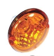 LITE-wire/Perei 95 Series Opticulated 95mm Round Rear Indicator Lamp | Packard Timer | 12V - [FL25OPT-12V]