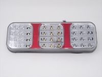 DBG COMBI III Series LED Rear Combination Lamp w/ Reverse (Clear Lens) | 0.5m Fly Lead [344.055A]