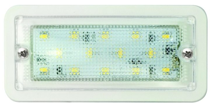LED Autolamps 148WW24 148mm White LED Interior Panel Light 185lm 24V [Fly Lead]