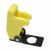 DBG Aircraft Style Toggle Switch Cover YELLOW [270.160]