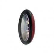 LED Autolamps 37 Series LED End-Outline Marker Light w/ Black Bezel | Fly Lead [37RWM]