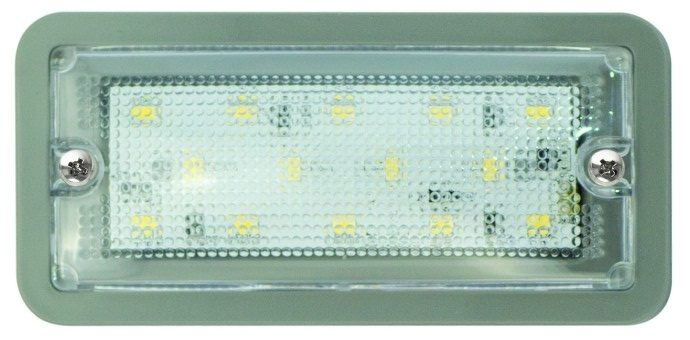 LED Autolamps 148GW12 148mm Grey LED Interior Panel Light 185lm 12V [Fly Lead]