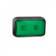 LED Autolamps 58 Series LED ABS Marker Light w/ Black Bezel | Fly Lead [58GME]