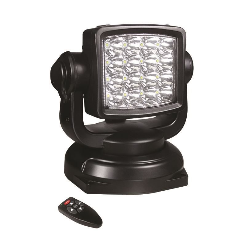 LED Autolamps RCSL Mag Mount 16-LED 3145lm Remote Controlled Search Light 12/24V - RCSL80BM