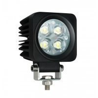 LED Autolamps 6612 Compact Square 4-LED 635lm Work Spot Light 12/24V - 6612SBM