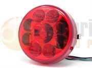 ECCO/Britax L15.03.LDV 75mm Round LED Stop/Tail Lamp [Fly Lead]
