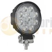 LED Autolamps 10715 Round 9-LED 1210lm Work Flood Light 12/24V - 10715BM