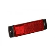 LED Autolamps 129 Series 12/24V LED Rear Marker Light w/ Reflex | Red | 0.5m Fly Lead - [129RM]