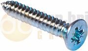 DBG 3.5 x 19mm Countersunk PZ Self Tapping Woodscrew - Zinc Plated Steel - Pack of 200 - 1027.5273/200