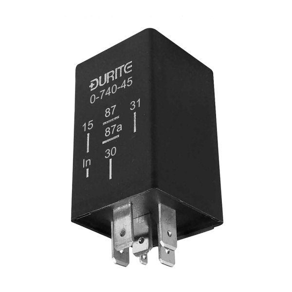 Durite 0-740-45 5 Second Delay Off Timer Relay with Bracket 20/25A 12V
