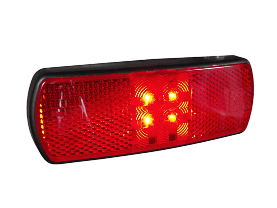 LITE-wire/Perei M50 Series 12/24V LED Rear Marker Light w/ Reflex | 123mm | Superseal - [RM50SS-001]