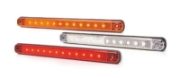 WAS W115 LED Marker Lights (Reflex) | 238mm | Slim