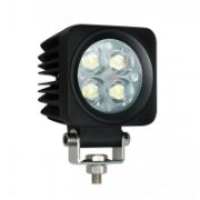 LED Autolamps 6612 Compact Square 4-LED 733lm Work Flood Light 12/24V - 6612FBM