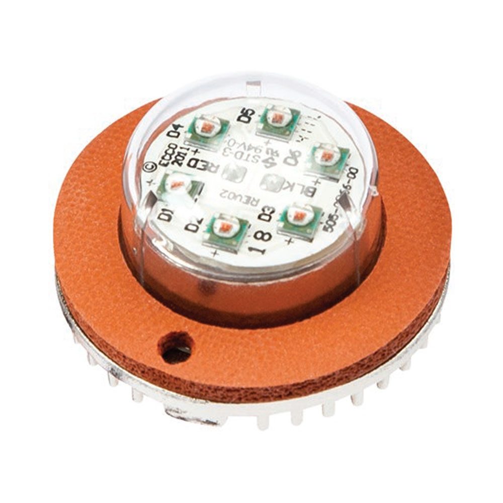 ECCO 9014A Hide-A-LED™ Series 6-LED Covert Directional Warning Module - Amber