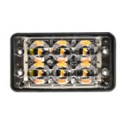 LED Autolamps SSLED Range Amber 6-LED Strobe 12/24V - [SSLED62DVA]