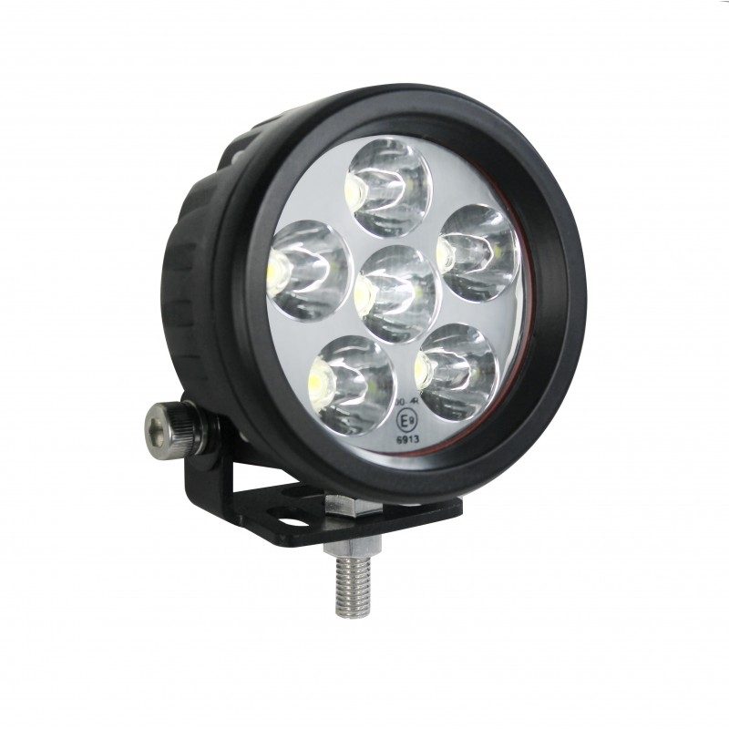 LED Autolamps 896 Compact Round 6-LED 806lm Reverse/Work Flood Light 12/24V - 896FBM