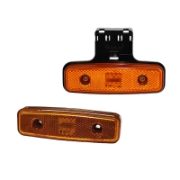 Truck-Lite M876/M877 LED Side Marker/CAT5 Indicator Lights (Reflex) w/ Bracket | 124mm