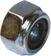 DBG M6 'P' Type Nylon Insert Locking Nut - Zinc Plated Steel - Pack of 100 - 1025.8483/100