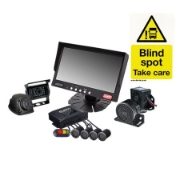 Durite FORS/DVS Safe System (Phase 1) Compliant Kit | 7" Monitor | 2 Cameras | for Rigid vehicle (>7.5T) - [4-776-56]