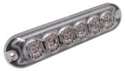 DBG M37 Series Amber 6 LED Strobe Light | R65 | IP67 - [HPF305VV]