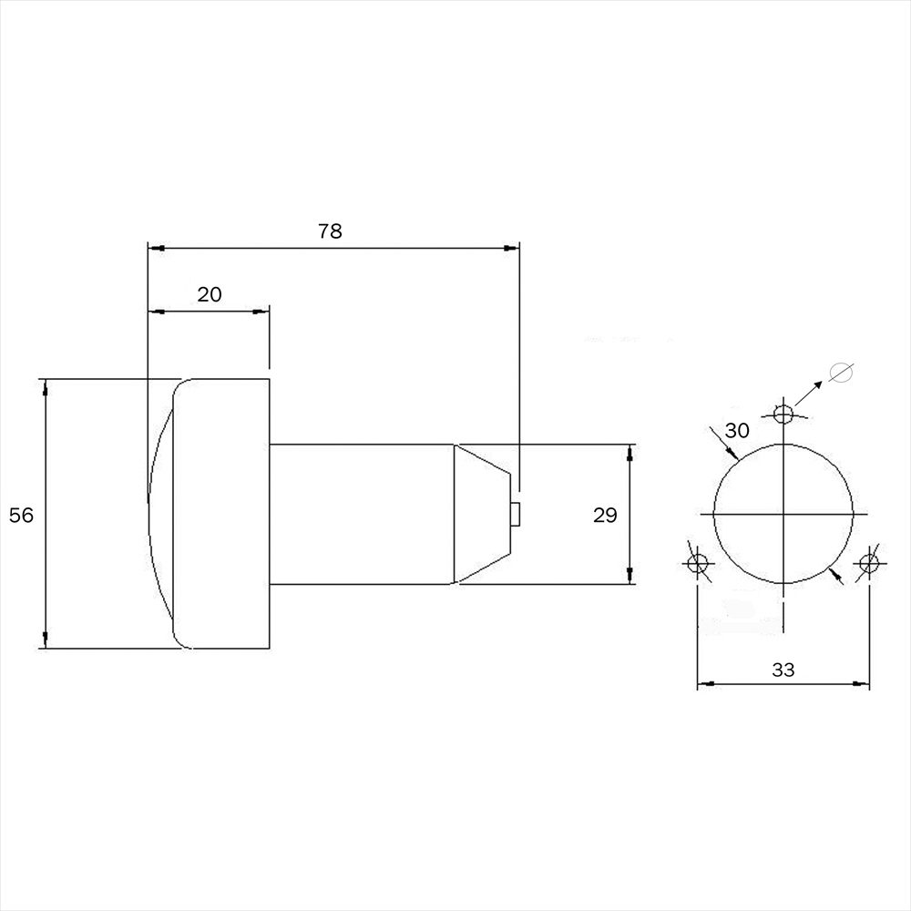 Truck-Lite/Rubbolite 51/03/01 ABS Marker Light [Cable Entry]