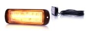 WAS 1469CLEAR W218 Amber/Clear 30-LED Directional Warning Module [Fly Lead]