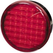 Hella 964 169 Series 24V Round LED Stop/Tail Light | Left/Right | 122mm | Fly Lead - [2SB 964 169-301]