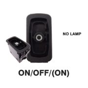 Carling L-Series Rocker Switch Base | 12/24V | ON/OFF/Momentary (ON) | DP | No Illumination | Pack of 1 - [275.8510]