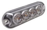 DBG M36 Series Amber 4 LED Strobe Light | R65 | IP66 - [HPF301VV]