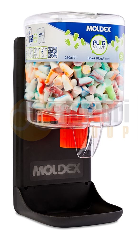 Moldex Spark Plugs Plugstation Disposable Earplug Dispenser - 250pcs