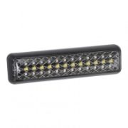 LED Autolamps 200 Series 12/24V Slim-line LED S/T/I w/ Reverse Light | 200mm | Fly Lead | Black - [200BIRSTME]