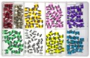 Low-Profile Mini (Micro) Blade Fuse | Assorted (3-30A) | Pack of 200 - [1023.DB13]