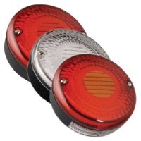 LED Autolamps 140 Series 12/24V Round LED Signal Lights | 140mm