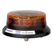 ECCO EB5100 Series LED R65 Single Bolt Amber/Amber Beacon [EB5101AA]