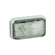 LED Autolamps 35 Series LED Front Marker Light w/ Chrome Bezel | Fly Lead [35CWME]